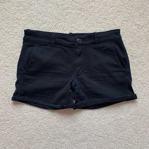 American Eagle Black Midi Shorts!